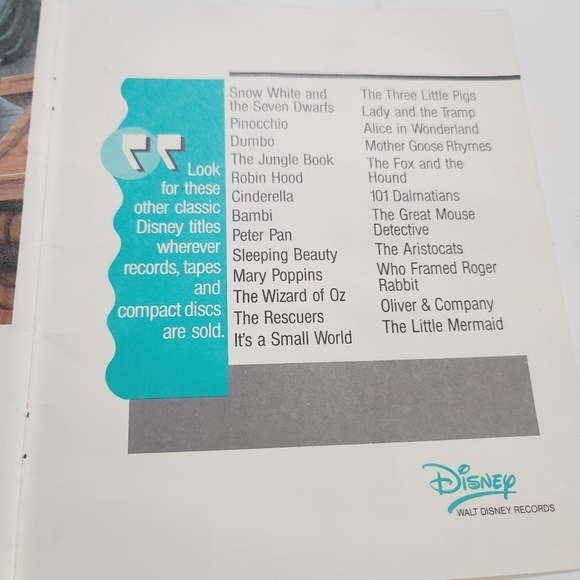 Vintage 1990 Disney The Little Mermaid Pink Picture Book - Picture 8 of 10